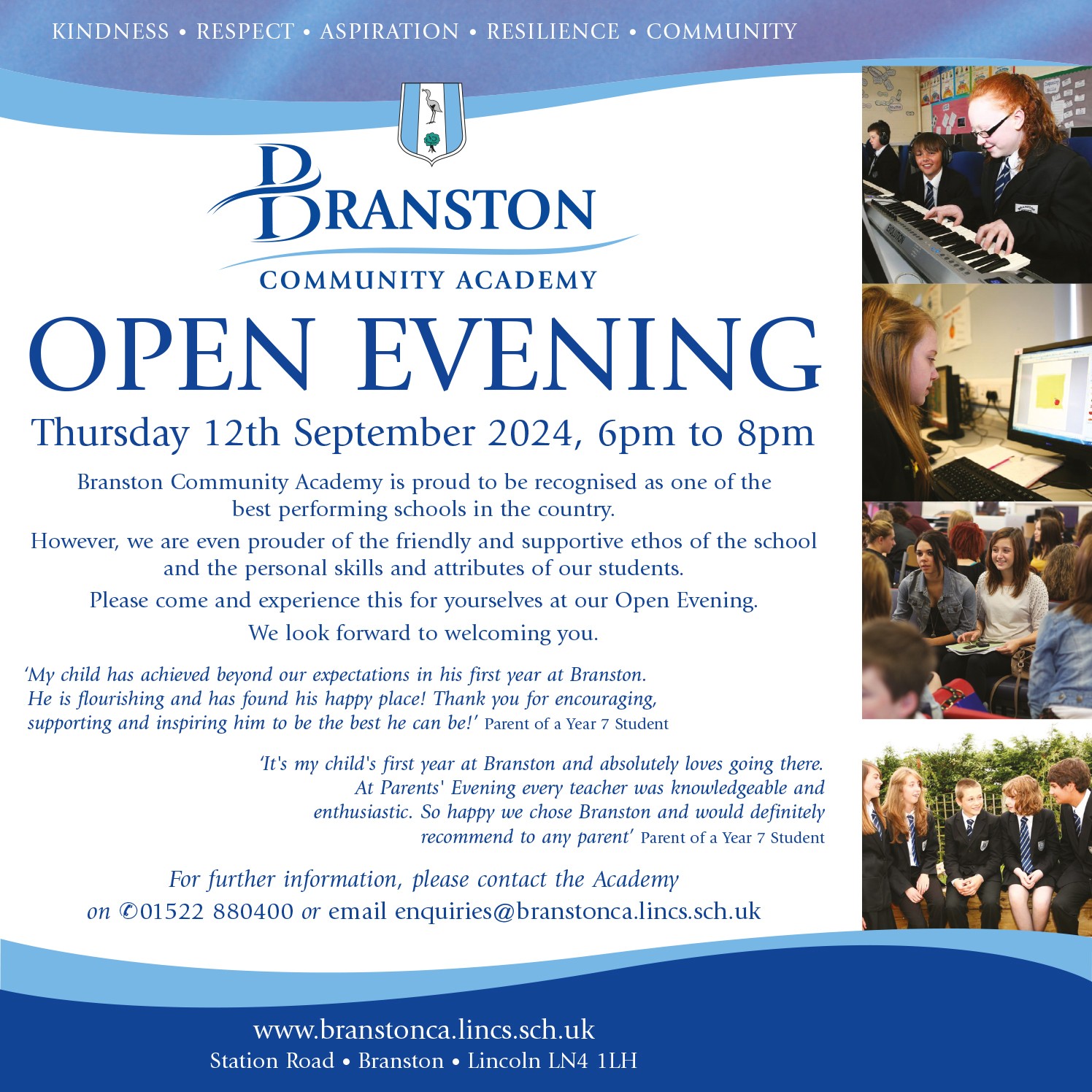 Open Evening – 12/09/2024