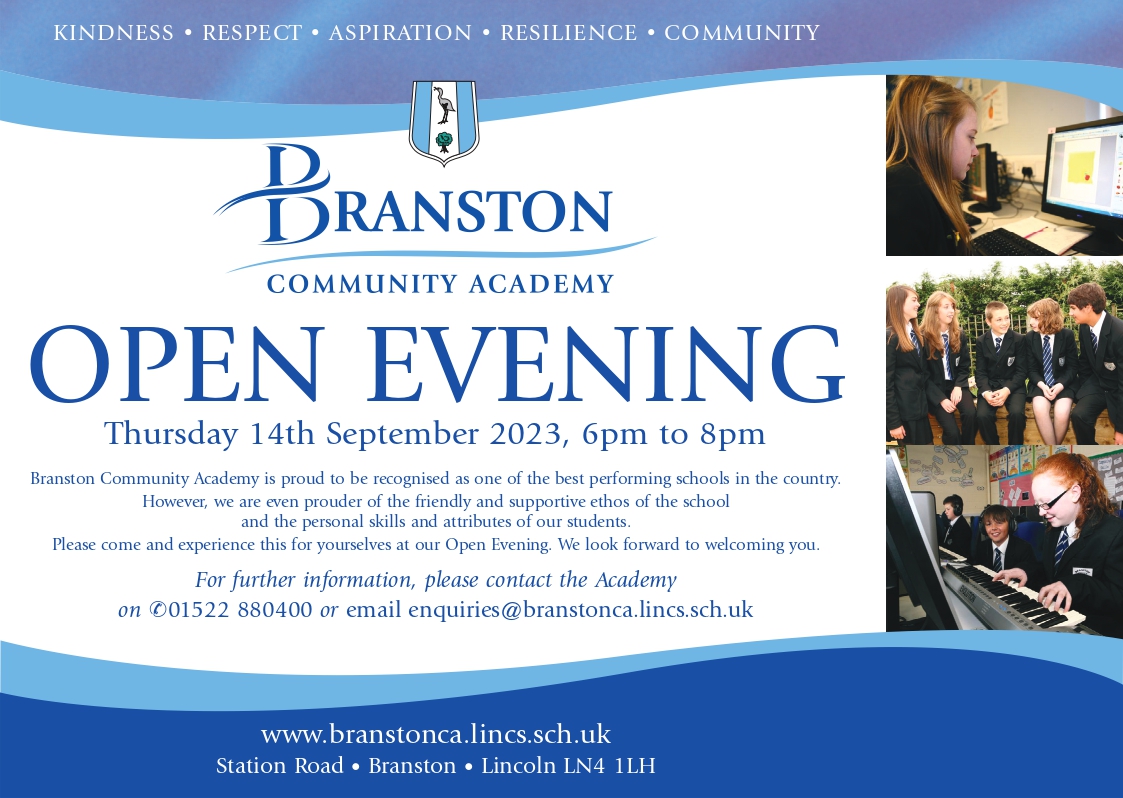 Open evening - 14th September 2023, 6pm - 8pm