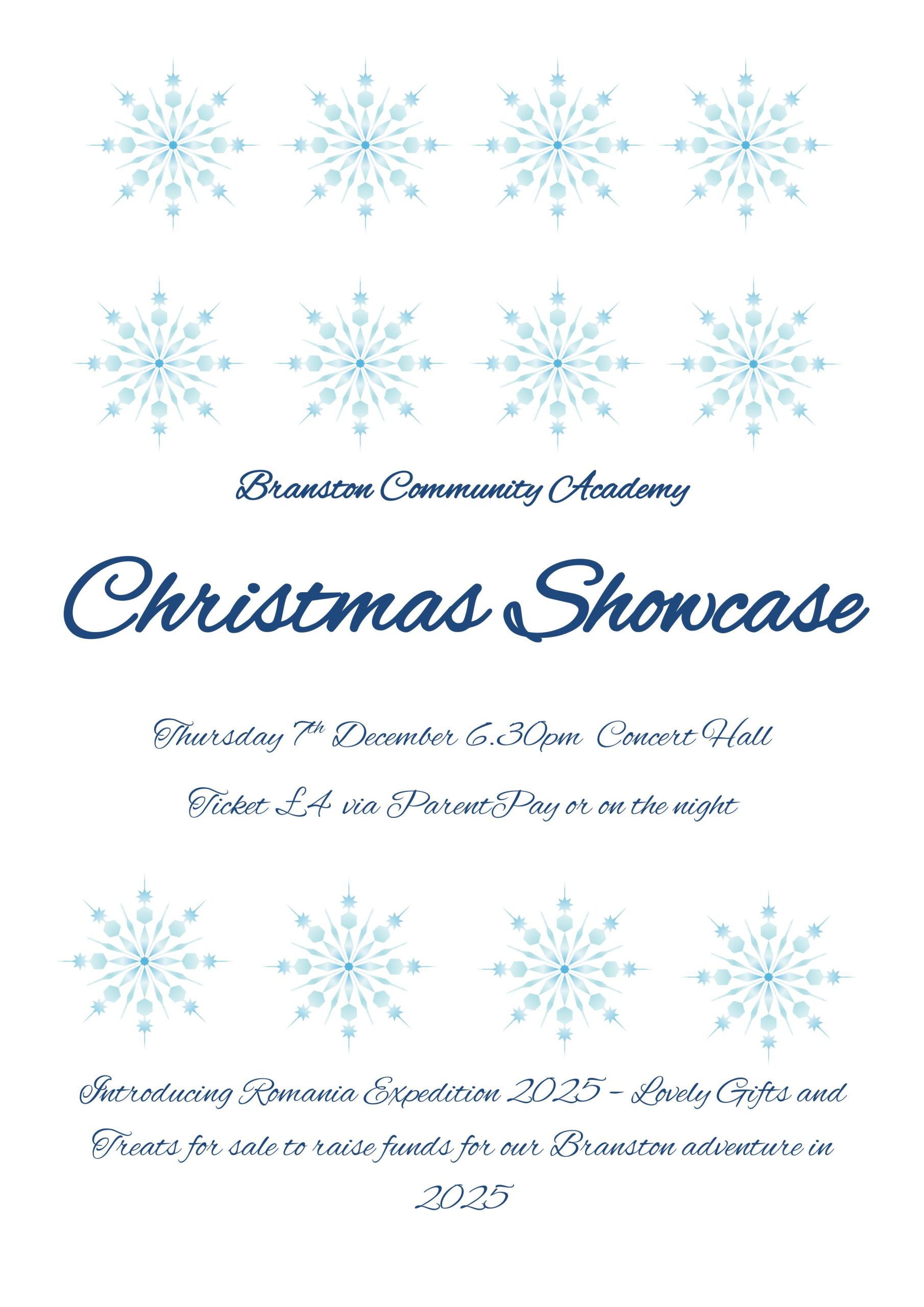 Christmas Showcase Poster