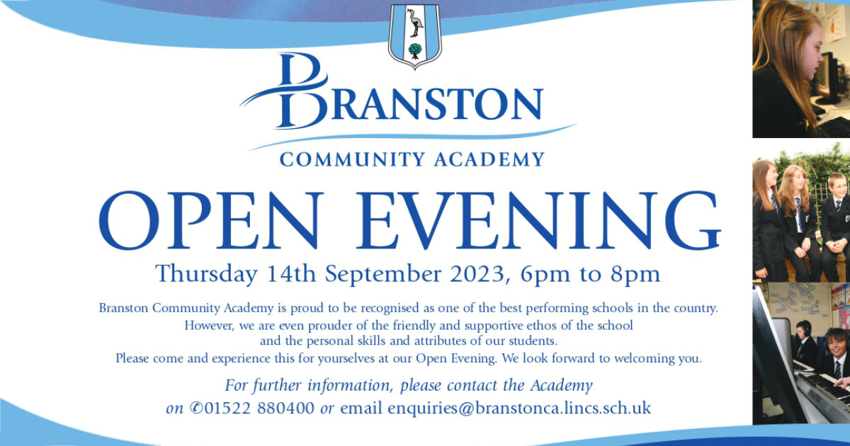 Open Evening – 14/09/2023
