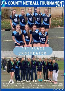 U14 NETBALL COUNTY CHAMPIONS 2023