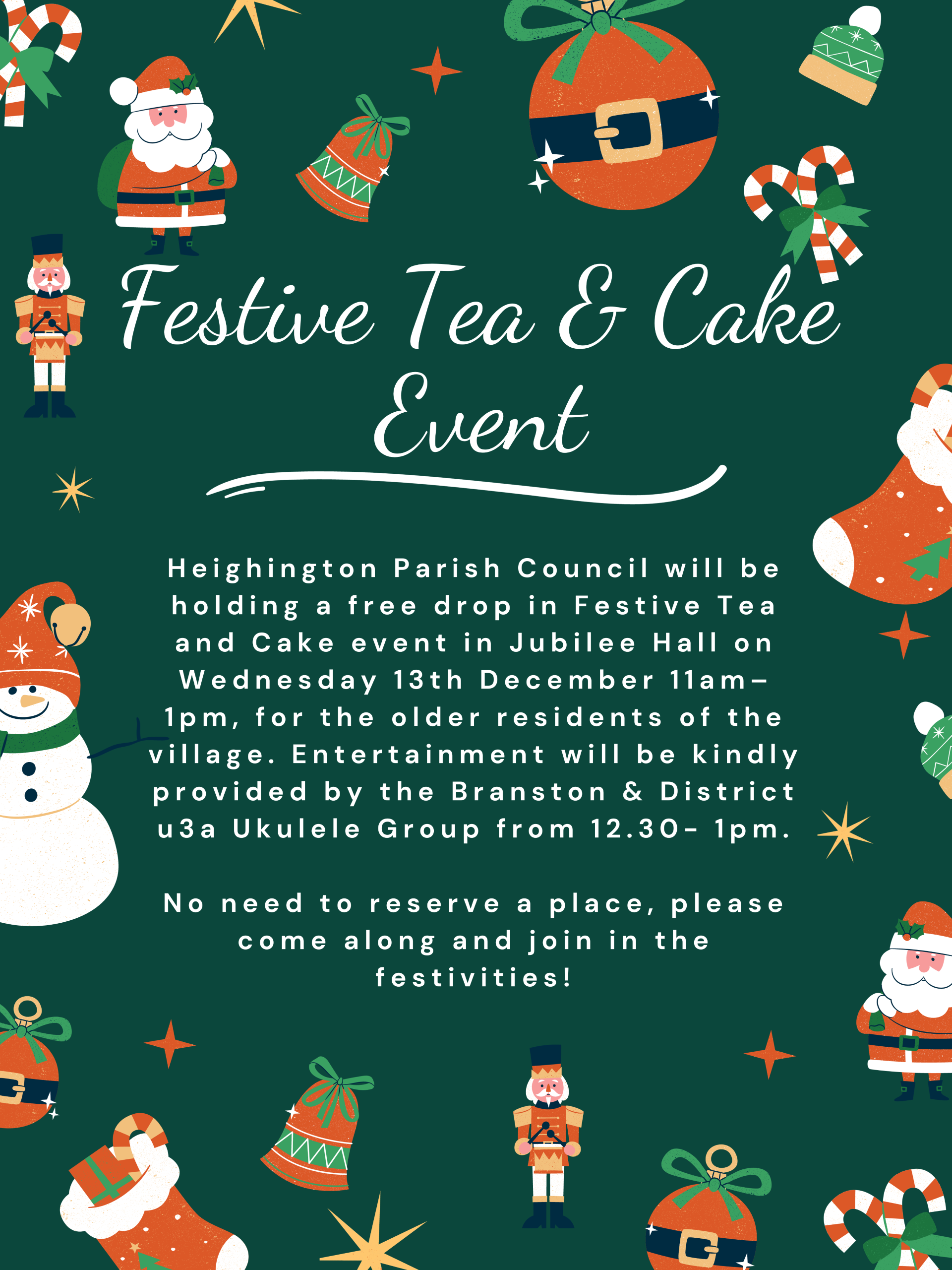 Festival Tea & Cake event.