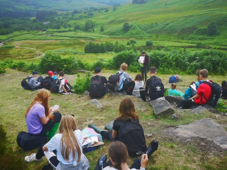 Students in Edale