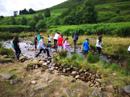 Students in Edale